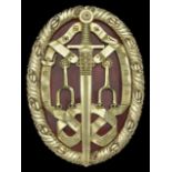 Knight Bachelor’s Badge, 1st type breast badge, silver-gilt and enamel, hallmarks for London 1926,