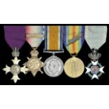 A rare Great War O.B.E. group of five awarded to Lieutenant-Colonel C. Bovill, Royal Garrison