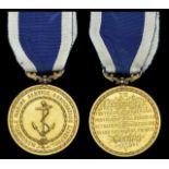 Mercantile Marine Service Association of Liverpool, silver-gilt prize medal (To William Shepley