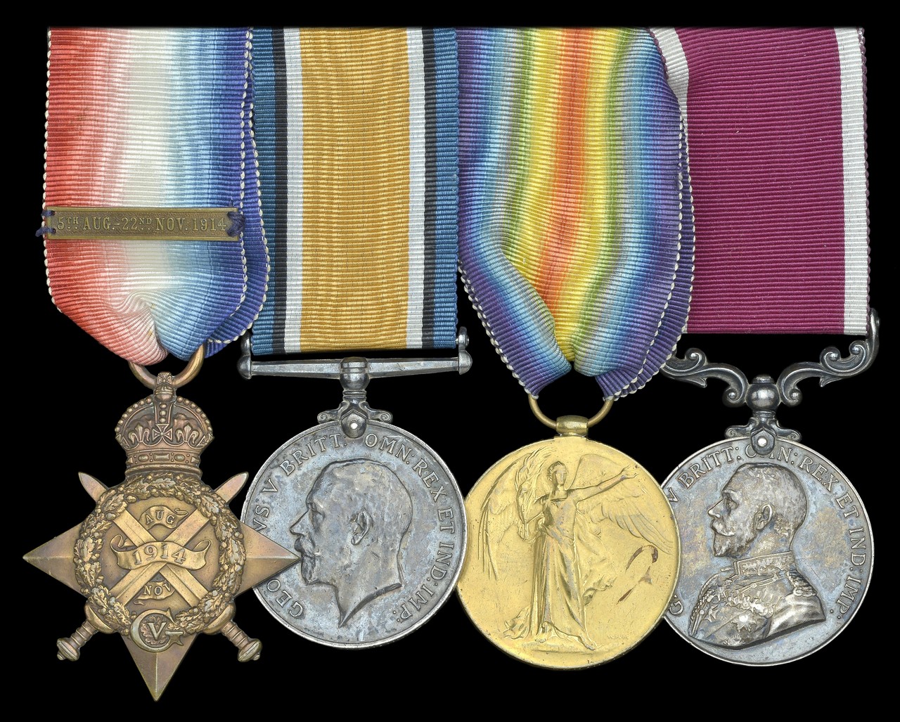 Four: Wheeler Staff Serjeant G. Fanthorpe, Royal Horse Artillery 1914 Star, with clasp (5875 Whlr.