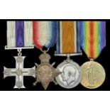 A scarce Great War M.C. group of four awarded to the Rev. A. O’Connor, Army Chaplains Department