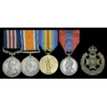 A Great War M.M. group of four awarded to Serjeant T. Smith, 2/7th (Leeds Rifles) West Yorkshire