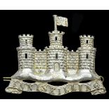 Royal Inniskilling Fusiliers Piper’s Caubeen Badge a fine quality example in solid die cast silver