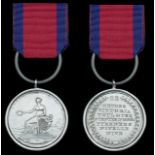 88th Foot Order of Merit, 2nd Class for seven actions; Obv: Hibernia, seated with harp, holding