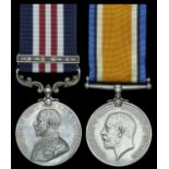 A Great War M.M. and Bar pair awarded to Corporal J. Y. Watson, Canadian Engineers Military Medal,