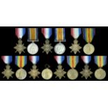 1914-15 Star / British War Medal pairs (2) (No. 2816 Sowar Hazir Amir Khan, 10/Lncrs.; No. 1629