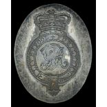 Liverpool Fuzileers Other Ranks Shoulder Belt Plate 1803 - 1808, a good quality plated cast brass