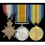 Three: Private W. Ware, Army Service Corps 1914 Star (MS-3414 Pte., A.S.C.); British War and Victory