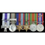 A rare and outstanding North West Frontier 1937 operations M.C. group of six awarded to Major F.