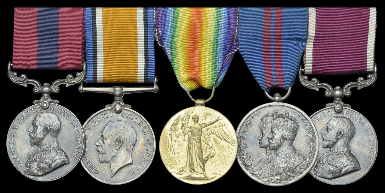 A Great War ‘Mesopotamia’ D.C.M. group of  five awarded to Company Serjeant-Major T. Lister, West