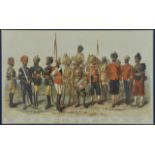 Framed Print ‘Types of the Bombay Army’ by A.C. Lovett, The Graphic 1888, a good example of this