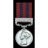 India General Service 1854-95, 1 clasp, Waziristan 1894-5 (1504 Pte. A. Baker, 2nd Bn. Border Regt.)