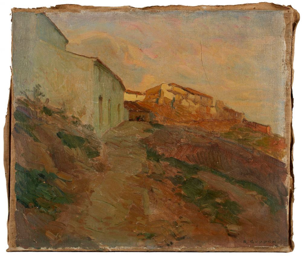 Gemälde Rudolf Gudden 1865 Werneck - 1935 München Genre- u. Landschaftsmaler, studierte in München