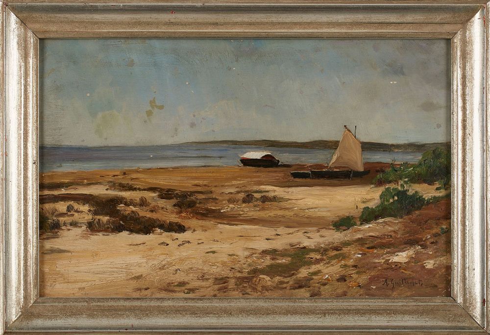 Gemälde Jean Baptiste Antoine Guillemet 1843 Chantilly - 1918 Dordogne Schüler von Corot (1862),