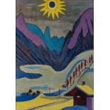 Gemälde Ernst Ludwig Kirchner1880 Aschaffenburg - 1938 Frauenkirch b. Davos Bedeutender