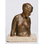 Bronze Fritz Best(1894 Kronberg - 1980 ebda.) "Die Quelle des Lebens" - Oberkörper eines
