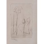 Radierung Lyonel Feininger1871 New York - 1956 New York "Ghosties" u. li. sign. u. dat. Feininger