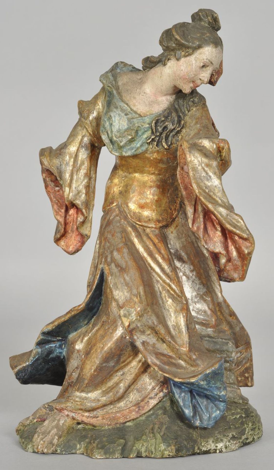 Franz Ignaz Günther, 1725-1775, oder nachWeibliche Heiligenfigur (Magdalena), um 1760 Laubholz (