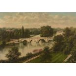 James Isaiah Lewis ( 1861-1934) - Richmond Bridge Oil on canvas Signed lower left 51 x 77 cm (20 x