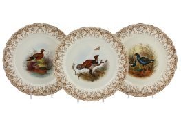 A selection of English porcelain plates, various dates for the most part...  A selection of