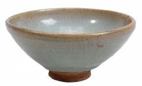 A Jun bowl, Yuan dynasty, of typical conical form standing on a slightly...  A Jun bowl, Yuan