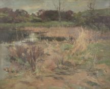Lily Blatherwick (1854-1934) - Landscape Oil on canvas Signed lower right 55 x 66 cm. (21 1/2 x 26