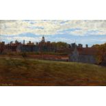 Arthur Ditchfield (1842-1883) - Knole Oil on board Inscribed and dated   1872   lower left 27 x 42.5