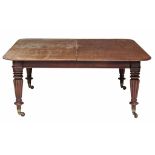 A William IV mahogany dining table, circa 1835  A William IV mahogany dining table,   circa 1835,