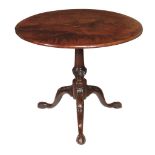 A mahogany circular tripod table, circa 1770  A mahogany circular tripod table,   circa 1770, with