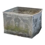 A lead garden planter in late 17th century style, early 20th century  A lead garden planter in