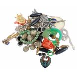 A collection of costume jewellery , to include  A collection of costume jewellery  , to include: a
