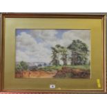 Forster Robson (Exh. 1888-1906) A Breezy Day Watercolour Signed lower right 34cm x 52.5cm