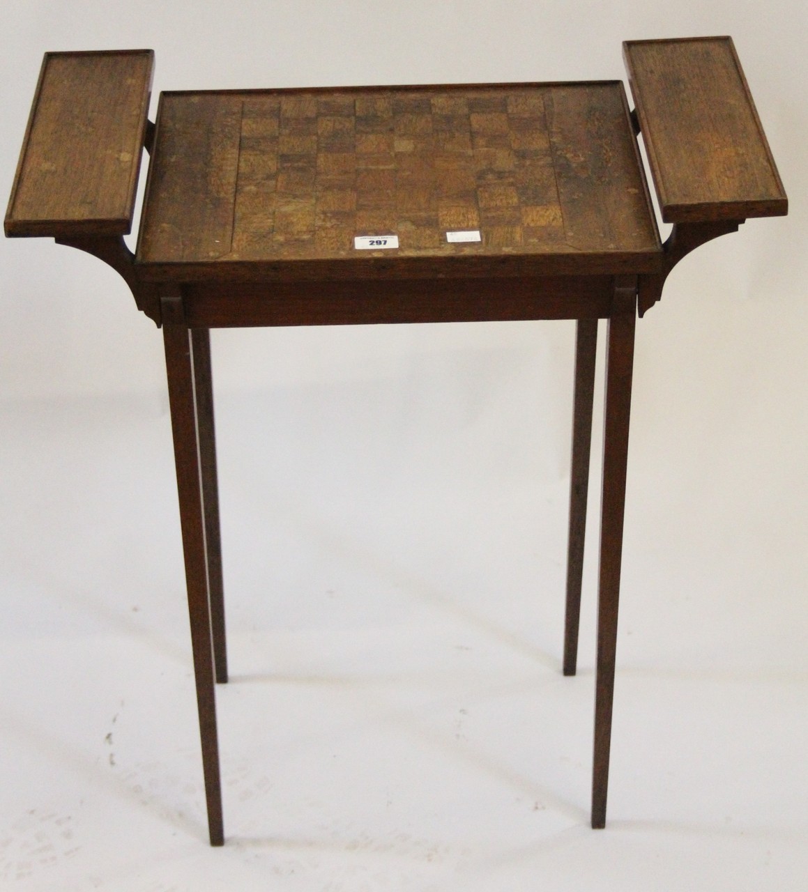 A small games table with chess board top.Best Bid