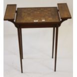 A small games table with chess board top.Best Bid