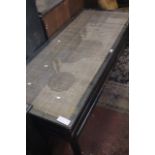 A Chinese low table 178cm length