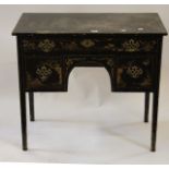 A Japanned black lacquered writing table.Best Bid