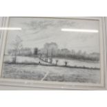 Henry A. Cole Set of three hunting scenes in Essex Locations Pencil sketches Signed and dated