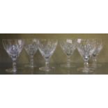 A set of six clear glass wines (6)Best Bid