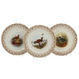 A selection of English porcelain plates, various dates for the most part...  A selection of