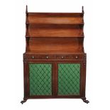 A William IV mahogany bookcase, circa 1835  A William IV mahogany bookcase,   circa 1835, the