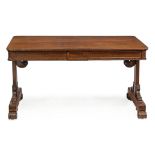 A Regency rosewood library table, circa 1815  A Regency rosewood library table,   circa 1815,