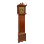 A George III oak eight-day longcase clock, Dickerson, Franlingham  A George III oak eight-day