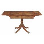 A Regency mahogany sofa table, circa 1815  A Regency mahogany sofa table,   circa 1815, the