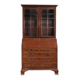 A George III mahogany bureau bookcase , circa 1770  A George III mahogany bureau bookcase  , circa