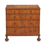 An early 18th century walnut chest of drawers, circa 1720  An early 18th century walnut chest of