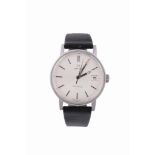 Omega, a stainless steel centre seconds wristwatch with date, Swiss, circa 1970  Omega, a