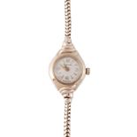 Longines, a lady's 9 carat gold wristwatch, circa 1958, ref  Longines, a lady's 9 carat gold