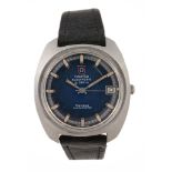 Omega, Electronic, a gentleman's tonneau stainless steel wristwatch, circa 1972  Omega,