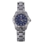 Tag Heuer, Aquaracer, a gentleman's stainless steel bracelet watch with date  Tag Heuer,