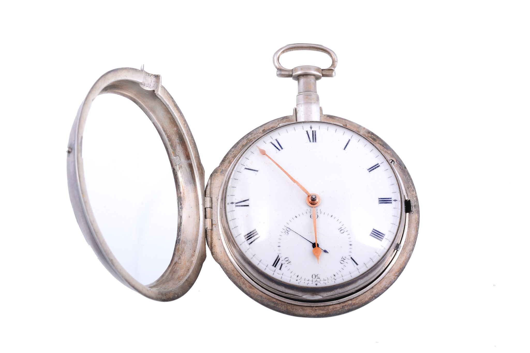 Tho. & Hawkins, London, a silver pair cased open face duplex watch  Tho.  &  Hawkins, London, a - Image 2 of 6